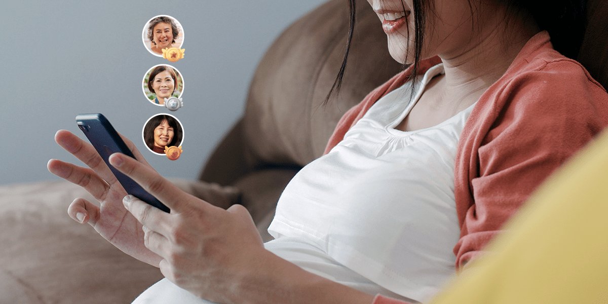 A pregnant mother searching for a trusted confinement nanny on the world confinement nanny rankings